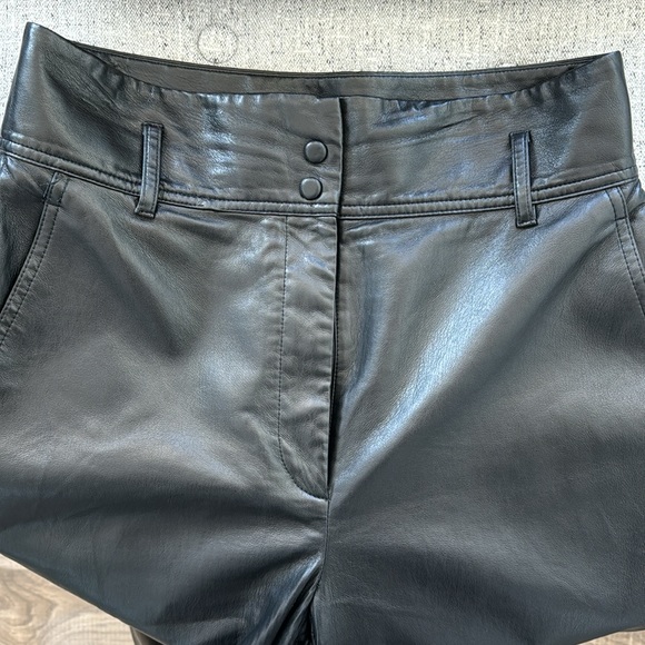 Wilfred black faux leather pants. Size 10 - Picture 4 of 8